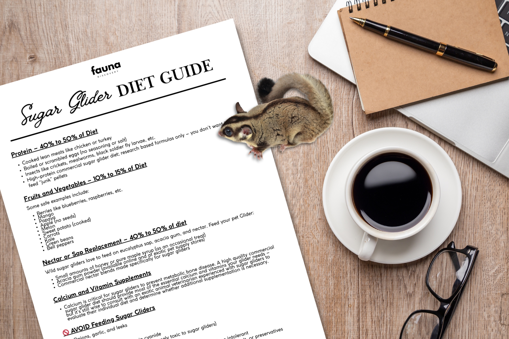 sugar glider diet guide