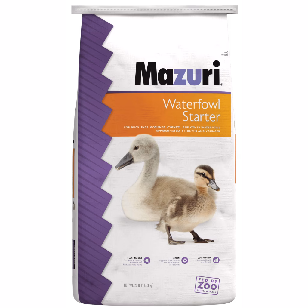 Mazuri Waterfowl Starter Floating Duckling & Gosling Food