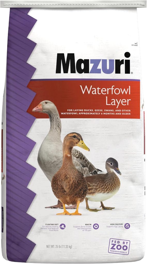 Mazuri Waterfowl Layer Floating Duck & Geese Feed