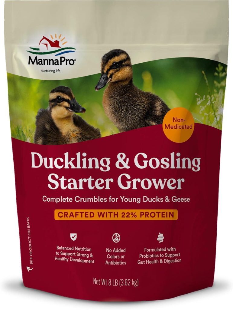 Manna Pro Duck Starter Grower Crumbles Duck Food