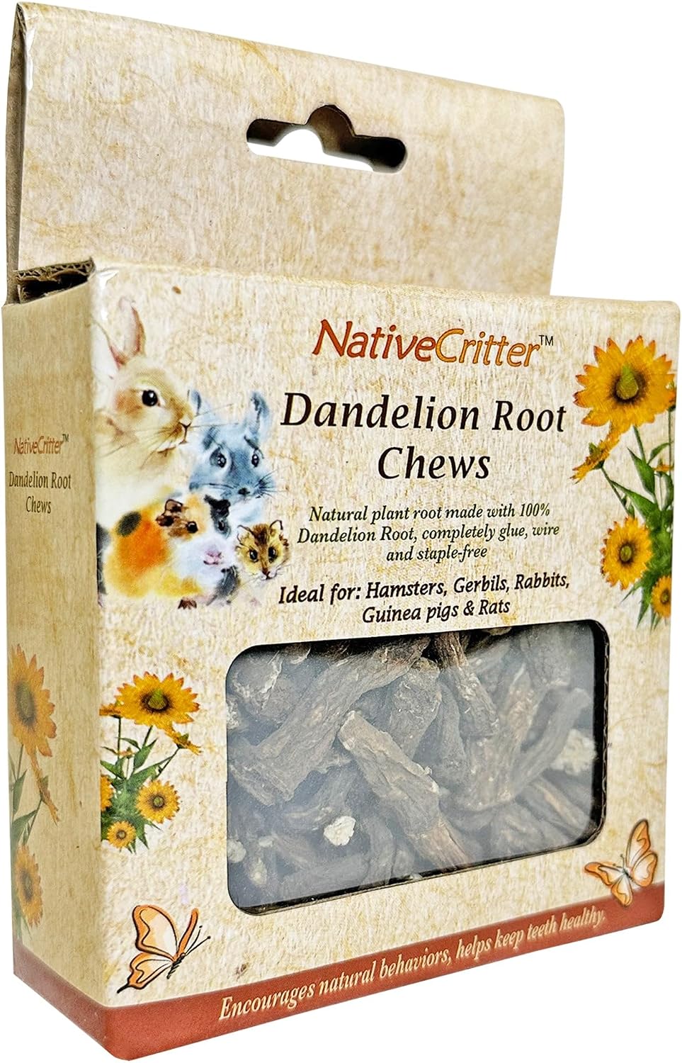 Exotic Nutrition - Dandelion Root Small Pet Chew Toy